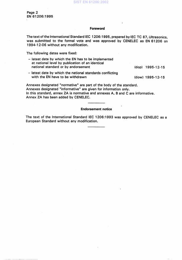 SIST EN 61206:2002 SIST EN 61206:2002 - Page 4 preview