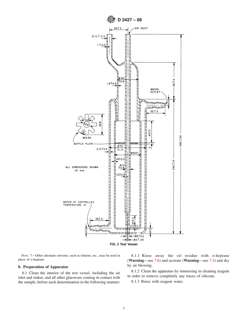 ASTM D3427-06 - Standard Test Method for Air Release Properties of Petroleum Oils