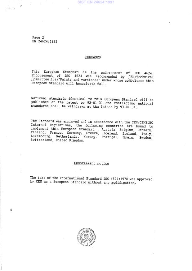 EN 24624:1992 EN 24624:1997 - Page 4 preview