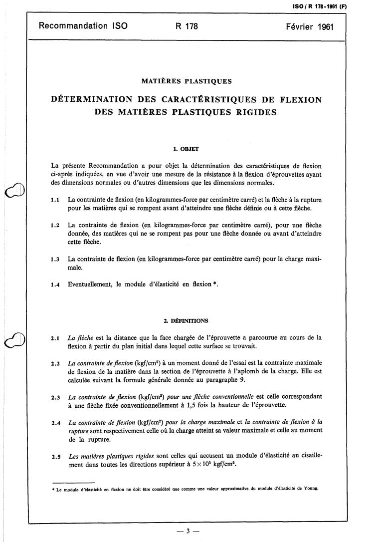 ISO/R 178:1961 - Title missing - Legacy paper document
Released:1/1/1961