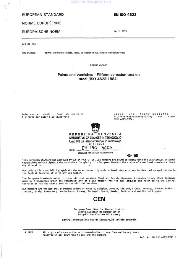 EN ISO 4623:1997