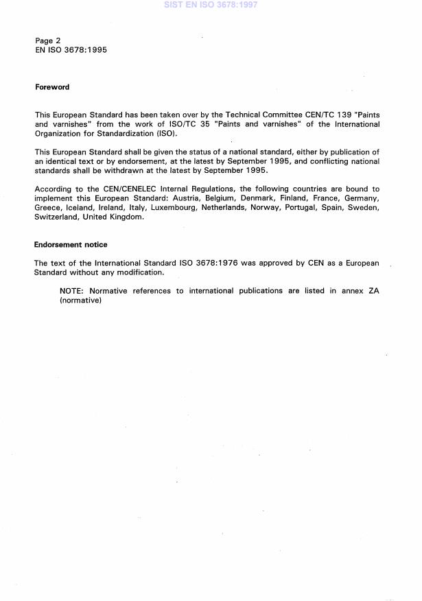 EN ISO 3678:1995 EN ISO 3678:1997 - Page 4 preview
