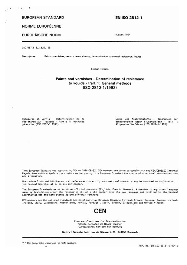 EN ISO 2812-1:1997