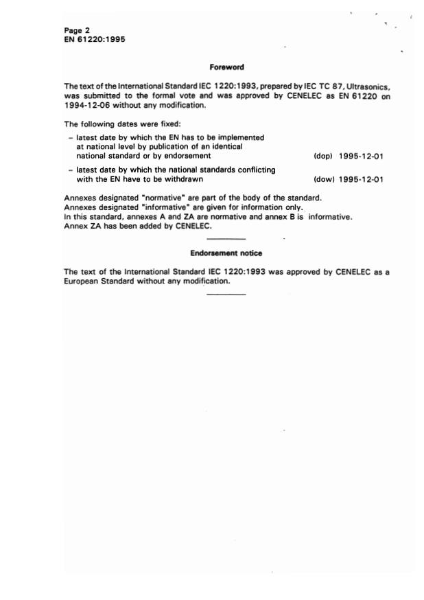 EN 61220:1995 EN 61220:2002 - Page 4 preview