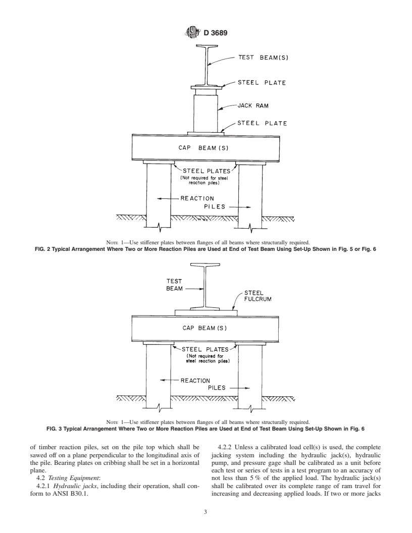 ASTM D3689-90(1995) - Standard Test Method for Individual Piles Under Static Axial Tensile Load (Withdrawn 2005)