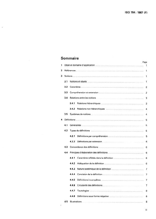 ISO 704:1987 - Principes et méthodes de la terminologie