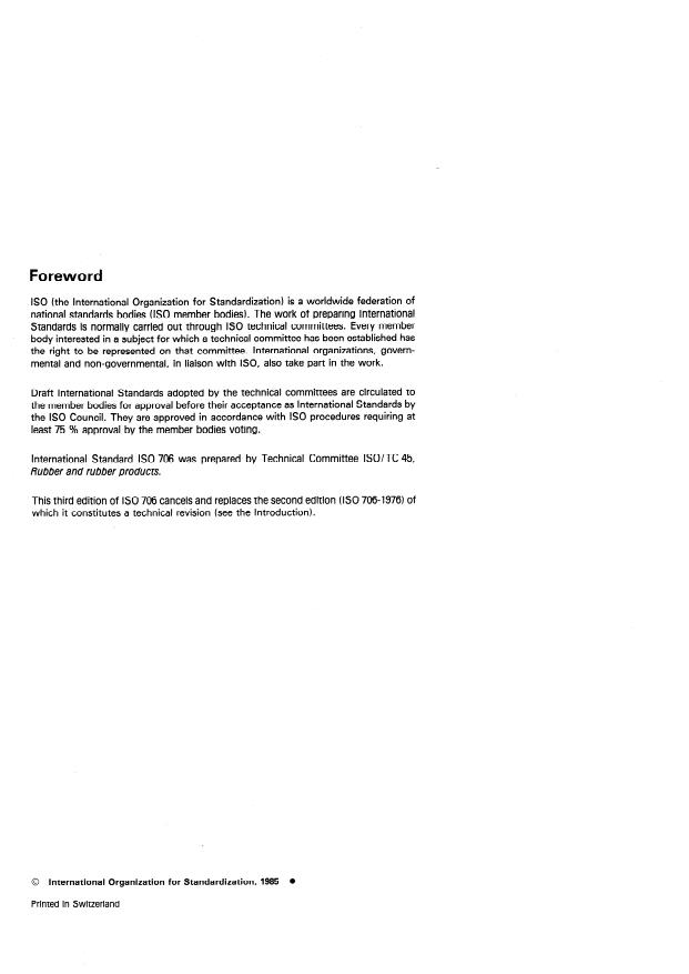 ISO 706:1985 ISO 706:1985 - Rubber latex -- Determination of coagulum content (sieve residue) - Page 2 preview