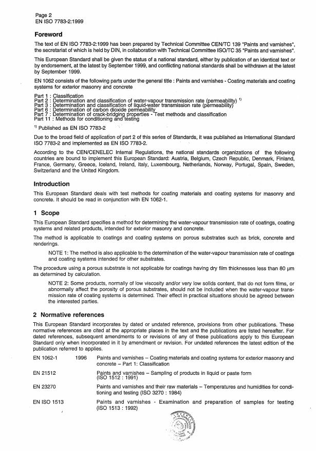 EN ISO 7783-2:1999 EN ISO 7783-2:1999 - Page 4 preview