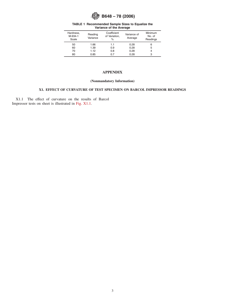 ASTM B648-78(2006) - Standard Test Method for Indentation Hardness of Aluminum Alloys by Means of a Barcol Impressor