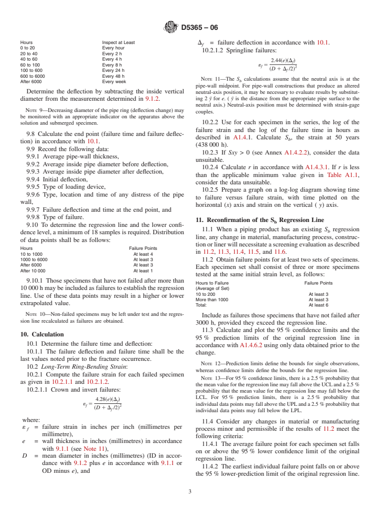 ASTM D5365-06 - Standard Test Method for Long-Term Ring-Bending Strain of "Fiberglass" (Glass-Fiber-Reinforced Thermosetting-Resin) Pipe