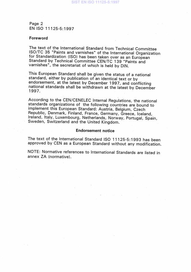 EN ISO 11125-5:1997 EN ISO 11125-5:1997 - Page 4 preview