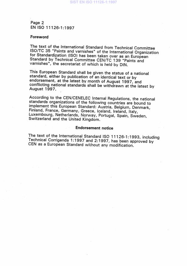 EN ISO 11126-1:1997 EN ISO 11126-1:1997 - Page 4 preview