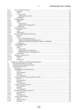 SIST EN 301 908-18 V13.1.1:2019 ETSI EN 301 908-18 V13.1.1 (2019-09) - IMT cellular networks; Harmonised Standard for access to radio spectrum; Part 18: E-UTRA, UTRA and GSM/EDGE Multi-Standard Radio (MSR) Base Station (BS) - Page 4 preview