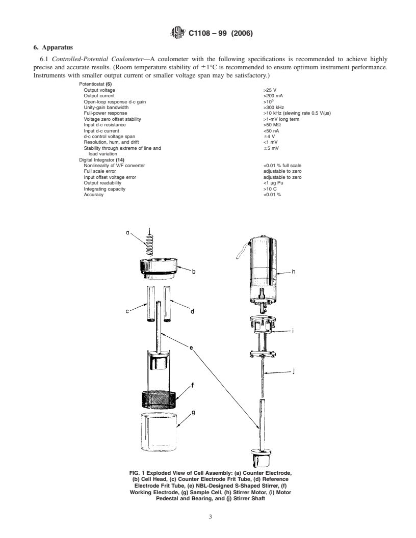 REDLINE ASTM C1108-99(2006) - Standard Test Method for Plutonium by Controlled-Potential Coulometry