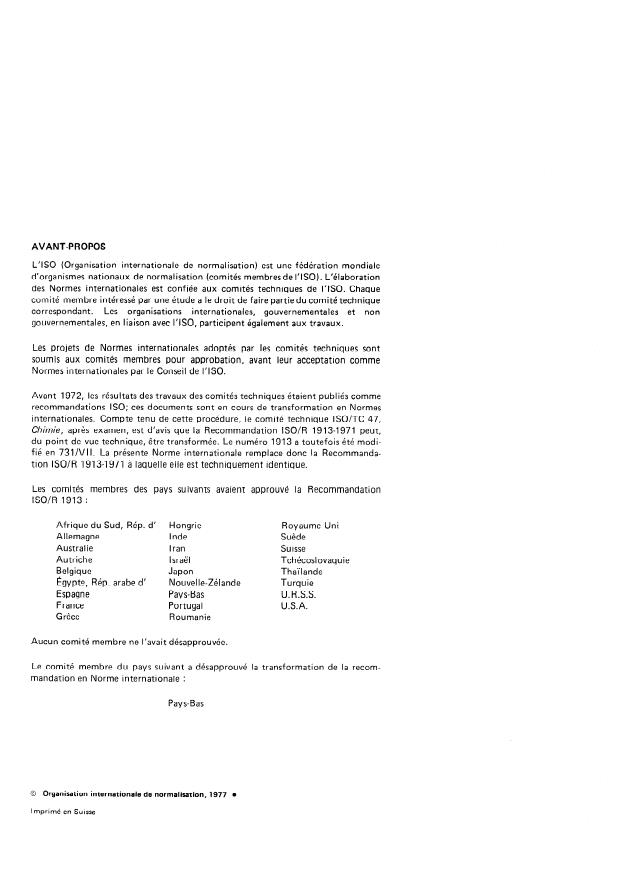 ISO 731-7:1977 ISO 731-7:1977 - Acide formique a usage industriel -- Méthodes d'essai - Page 2 preview