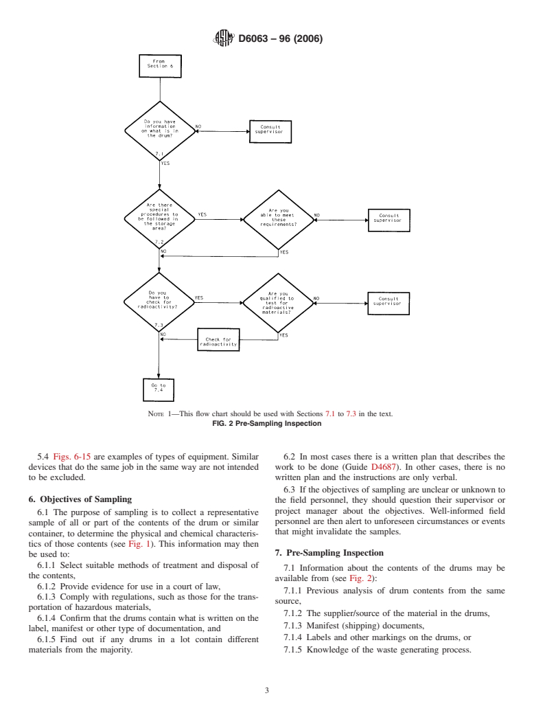 ASTM D6063-96(2006) - Standard Guide for Sampling of Drums and Similar Containers by Field Personnel