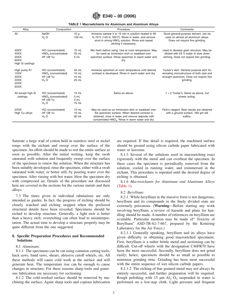 ASTM E340-00(2006) - Standard Test Method for Macroetching Metals and Alloys