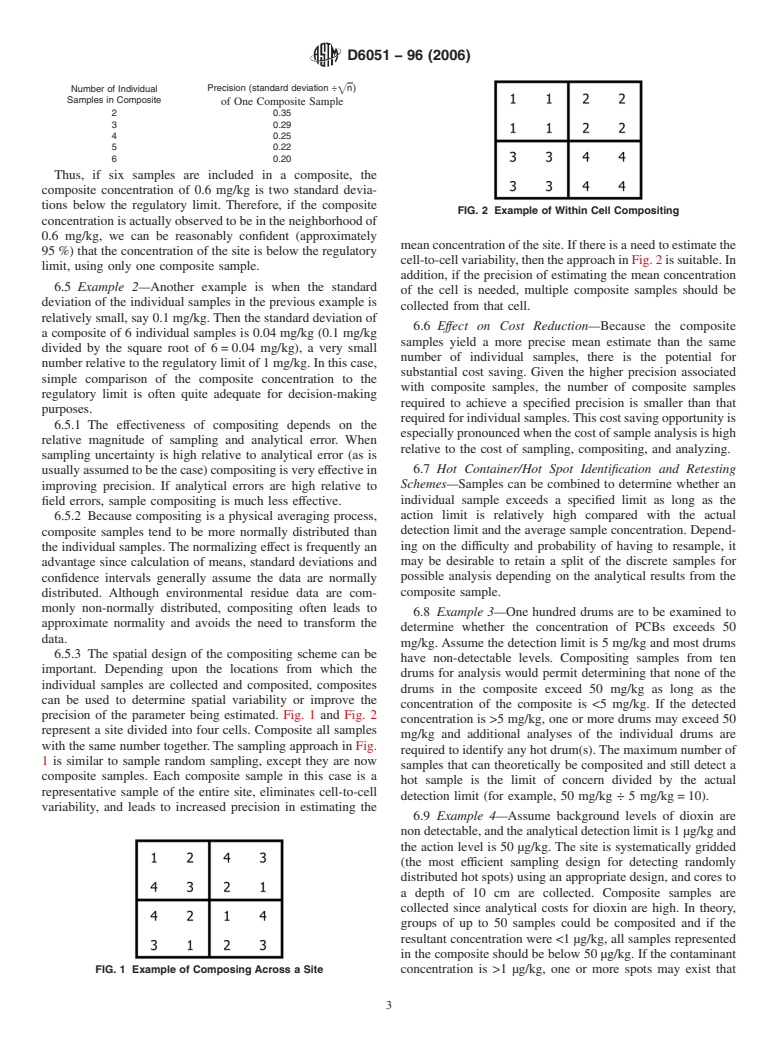 ASTM D6051-96(2006) - Standard Guide for Composite Sampling and Field Subsampling for Environmental Waste Management Activities (Withdrawn 2015)