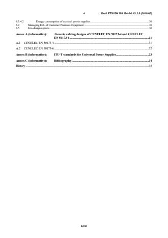 SIST EN 305 174-5-1 V1.3.1:2018 ETSI EN 305 174-5-1 V1.3.0 (2018-03) - Access, Terminals, Transmission and Multiplexing (ATTM); Broadband Deployment and Lifecycle Resource Management; Part 5: Customer network infrastructures; Sub-part 1: Homes (single-tenant) - Page 4 preview