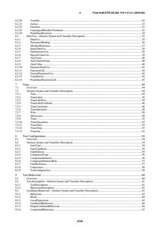 SIST ES 203 119-1 V1.4.1:2019 ETSI ES 203 119-1 V1.4.1 (2018-03) - Methods for Testing and Specification (MTS); The Test Description Language (TDL); Part 1: Abstract Syntax and Associated Semantics - Page 4 preview