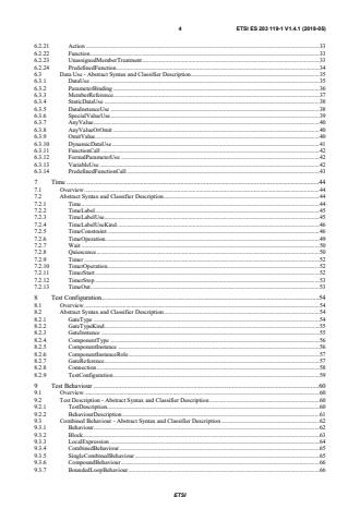 SIST ES 203 119-1 V1.4.1:2019 ETSI ES 203 119-1 V1.4.1 (2018-05) - Methods for Testing and Specification (MTS); The Test Description Language (TDL); Part 1: Abstract Syntax and Associated Semantics - Page 4 preview