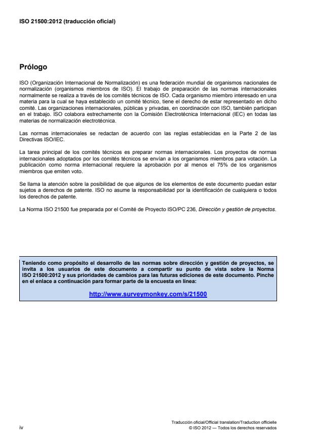 ISO 21500:2012 ISO 21500:2012 - Guidance on project management - Page 4 preview