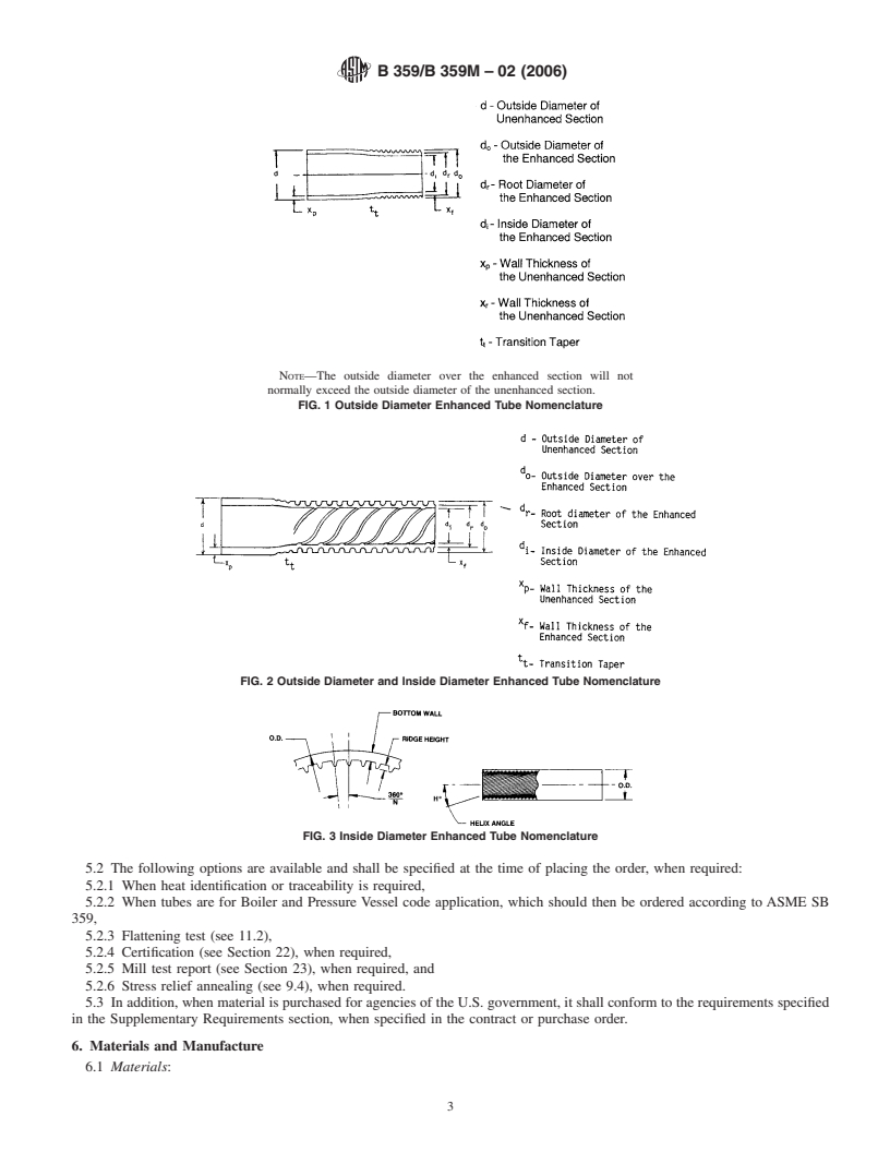 REDLINE ASTM B359/B359M-02(2006) - Standard Specification for Copper and Copper-Alloy Seamless Condenser and Heat Exchanger Tubes With Integral Fins