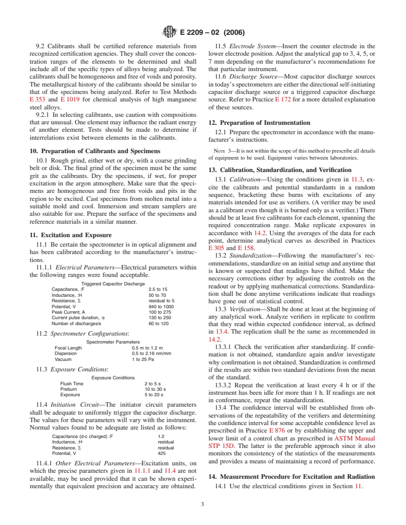 ASTM E2209-02(2006) - Standard Test Method for Analysis of High Manganese Steel Using Atomic Emission Spectrometry