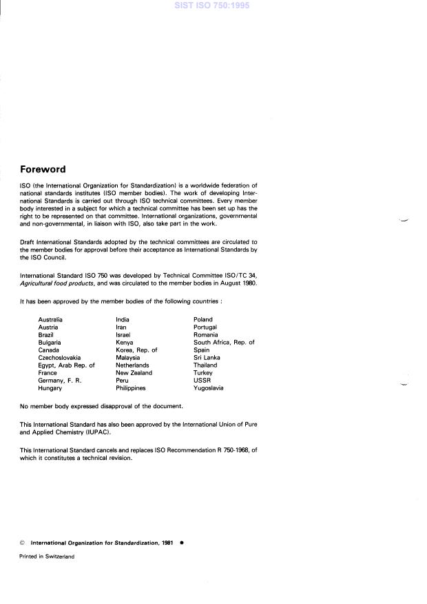 ISO 750:1981 ISO 750:1995 - Page 4 preview