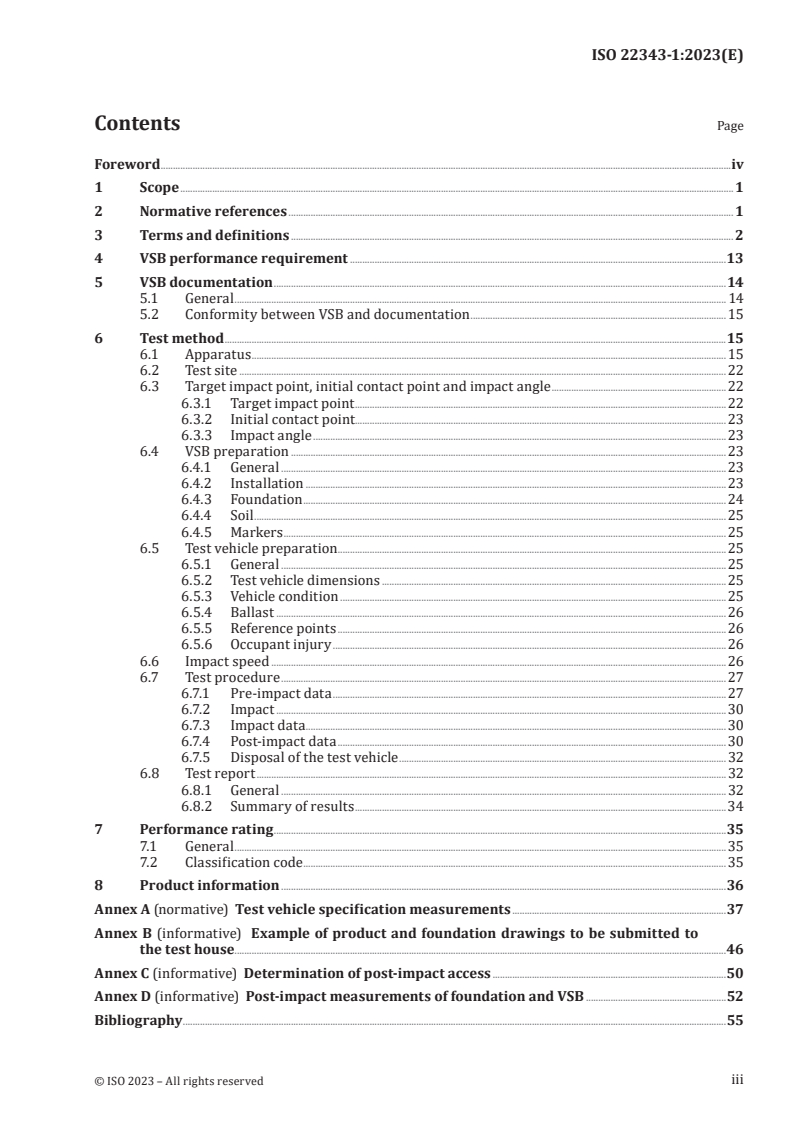ISO 22343-1:2023 - Security and resilience — Vehicle security barriers — Part 1: Performance requirement, vehicle impact test method and performance rating
Released:9/15/2023