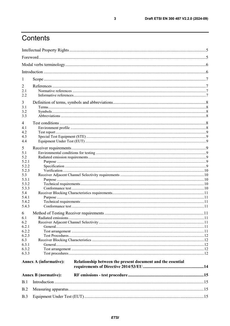 ETSI EN 300 487 V2.2.0 (2024-09) - Satellite Earth Stations and Systems (SES); Receive-Only Mobile Earth Stations (ROMES) providing data communications operating in the 1,5 GHz frequency band; Harmonised Standard for access to radio spectrum