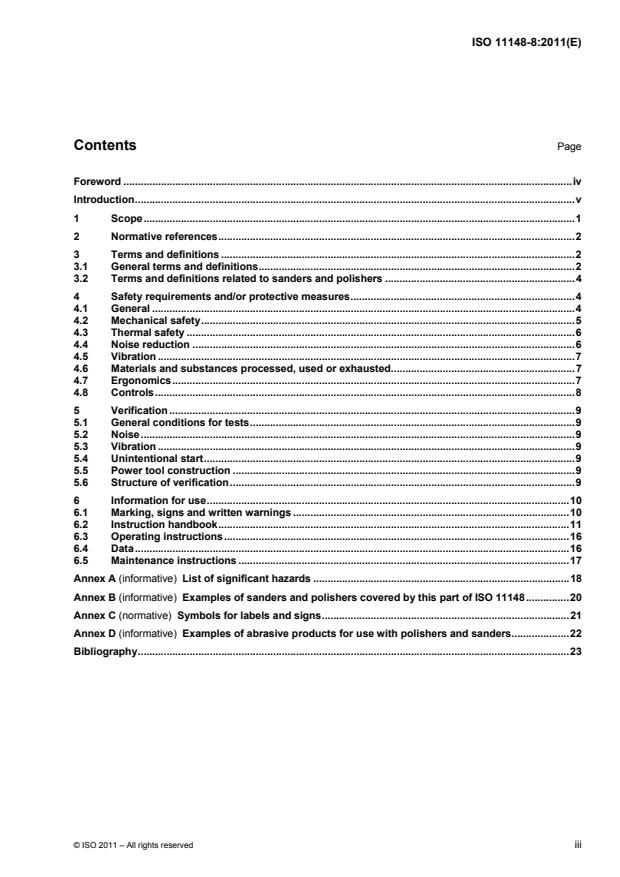 ISO 11148-8:2011 - Hand-held non-electric power tools -- Safety requirements