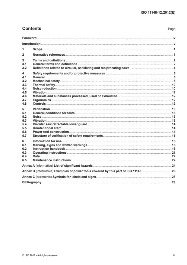 ISO 11148-12:2012 - Hand-held non-electric power tools -- Safety requirements