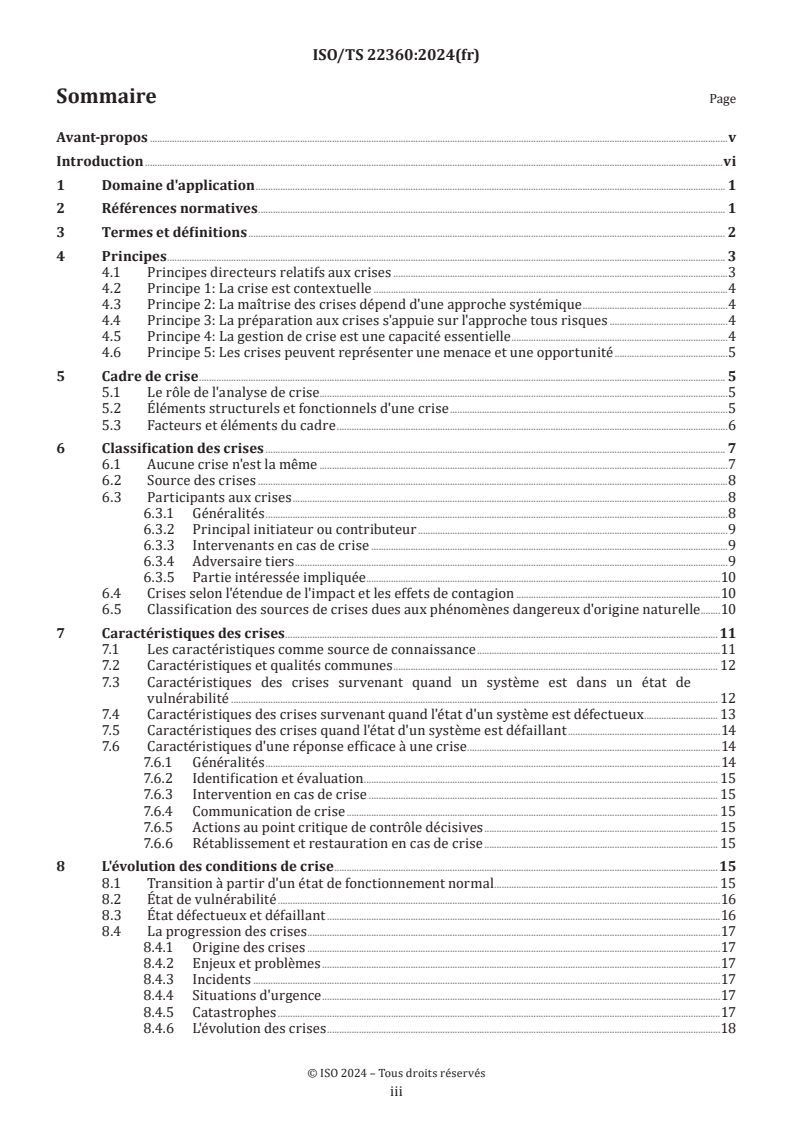 ISO/TS 22360:2024 - Sécurité et résilience — Gestion de crise — Concepts, principes et cadre
Released:13. 08. 2024