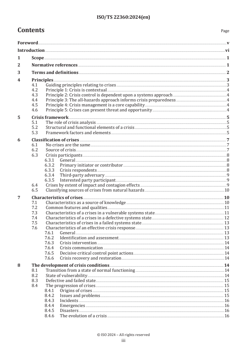 ISO/TS 22360:2024 - Security and resilience — Crisis management — Concepts, principles and framework
Released:13. 08. 2024