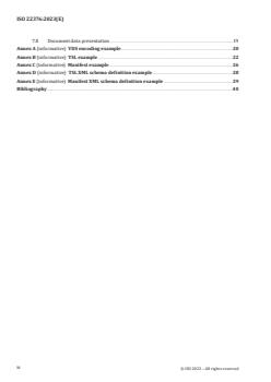 ISO 22376:2023 - Security and resilience — Authenticity, integrity and trust for products and documents — Specification and usage of visible digital seal (VDS) data format for authentication, verification and acquisition of data carried by a document or object
Released:16. 08. 2023 - Page 4 preview