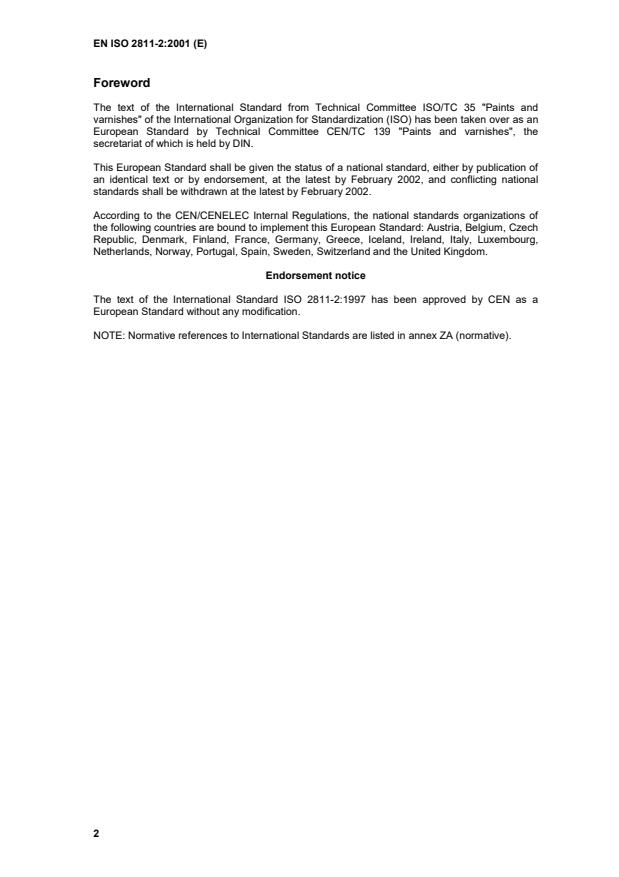 EN ISO 2811-2:2001 EN ISO 2811-2:2002 - Page 4 preview