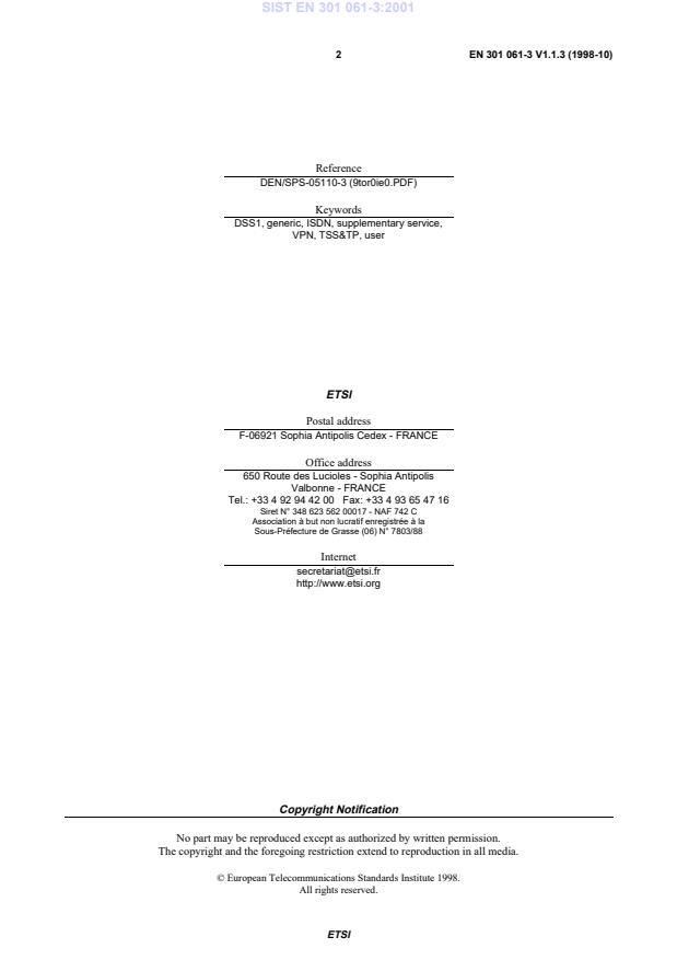 SIST EN 301 061-3:2001 SIST EN 301 061-3:2001 - Page 4 preview