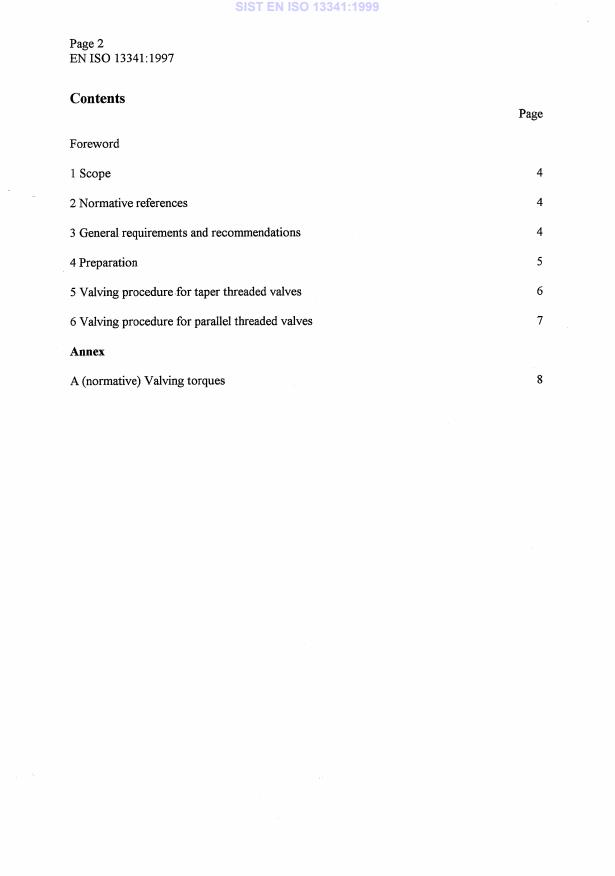 EN ISO 13341:1997 EN ISO 13341:1999 - Page 4 preview