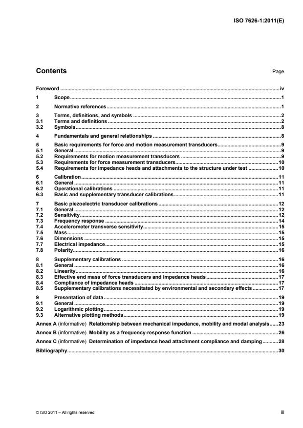 ISO 7626-1:2011 - Mechanical vibration and shock -- Experimental determination of mechanical mobility