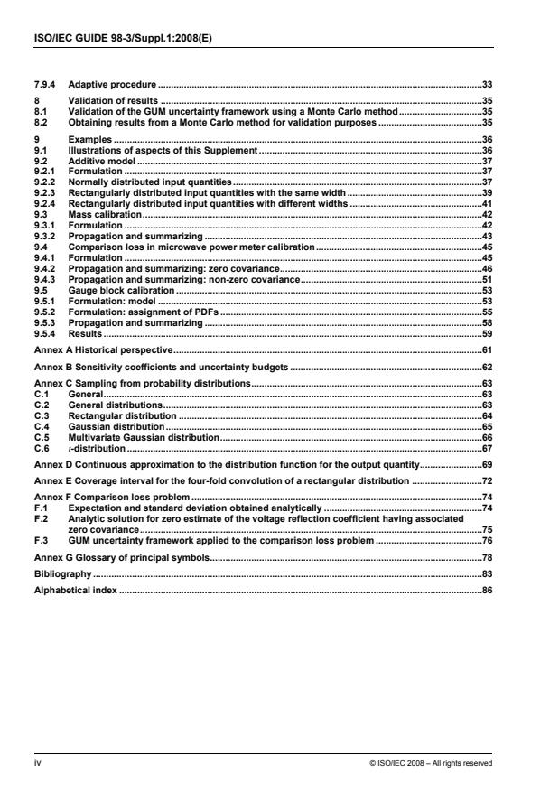 ISO/IEC Guide 98-3:2008/Suppl 1:2008 ISO/IEC Guide 98-3:2008/Suppl 1:2008 - Propagation of distributions using a Monte Carlo method - Page 4 preview