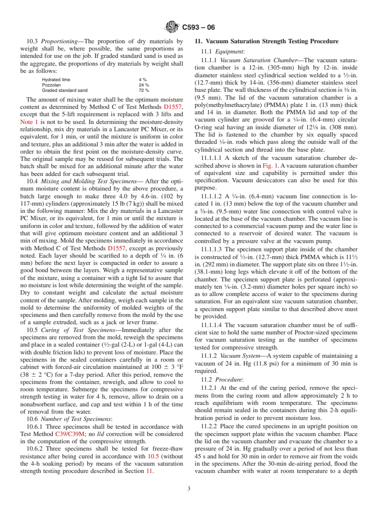 ASTM C593-06 - Standard Specification for Fly Ash and Other Pozzolans for Use With Lime for Soil Stabilization