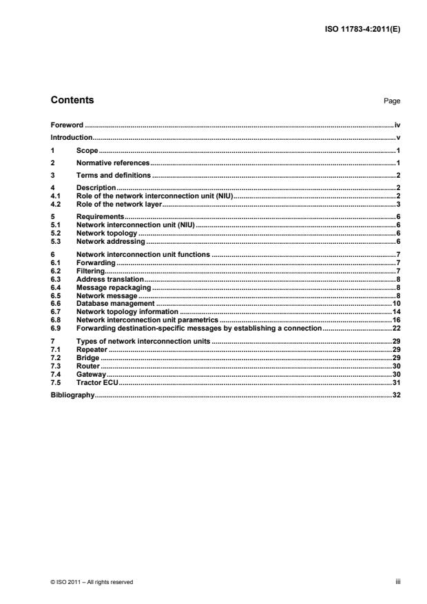 ISO 11783-4:2011 - Tractors and machinery for agriculture and forestry -- Serial control and communications data network