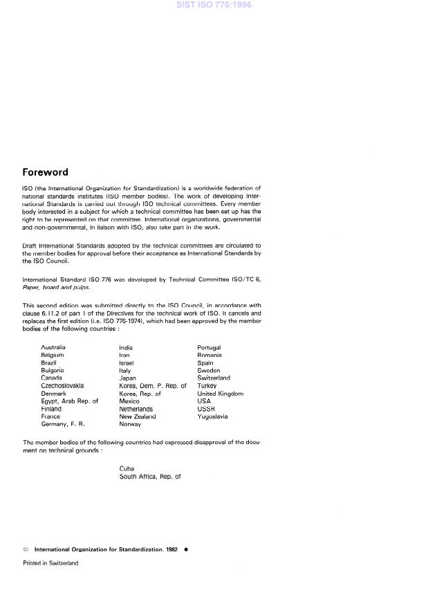 ISO 776:1982 ISO 776:1996 - Page 4 preview