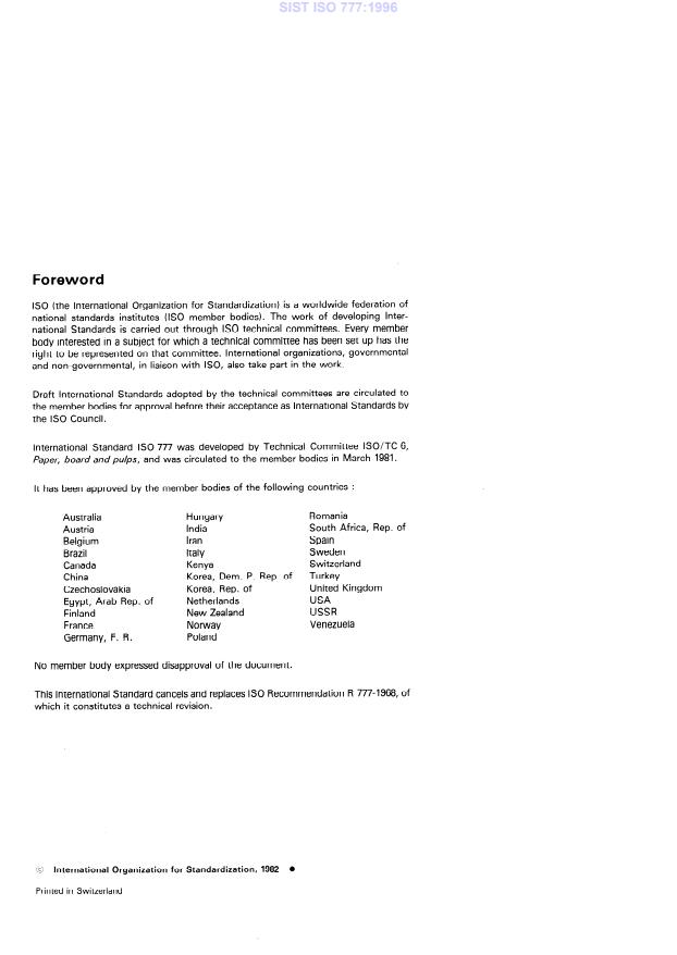 ISO 777:1982 ISO 777:1996 - Page 4 preview