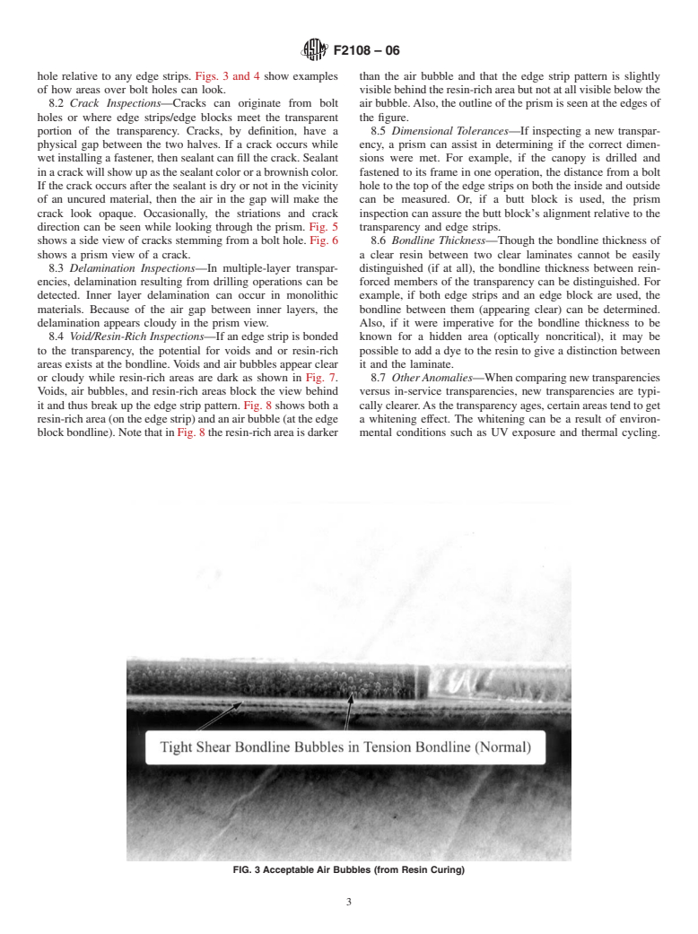 ASTM F2108-06 - Standard Practice for Inspection of Transparent Parts by Prism
