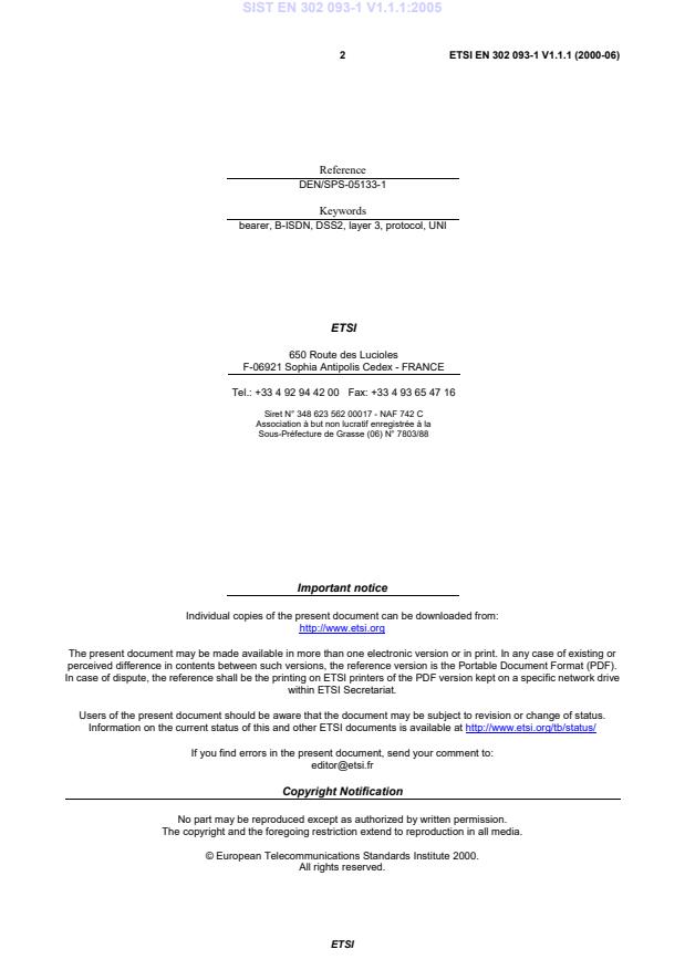 SIST EN 302 093-1 V1.1.1:2005 SIST EN 302 093-1 V1.1.1:2005 - Page 4 preview