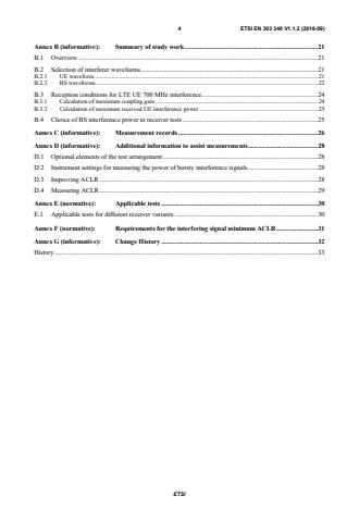 SIST EN 303 340 V1.1.2:2016 ETSI EN 303 340 V1.1.2 (2016-09) - Digital Terrestrial TV Broadcast Receivers; Harmonised Standard covering the essential requirements of article 3.2 of Directive 2014/53/EU - Page 4 preview