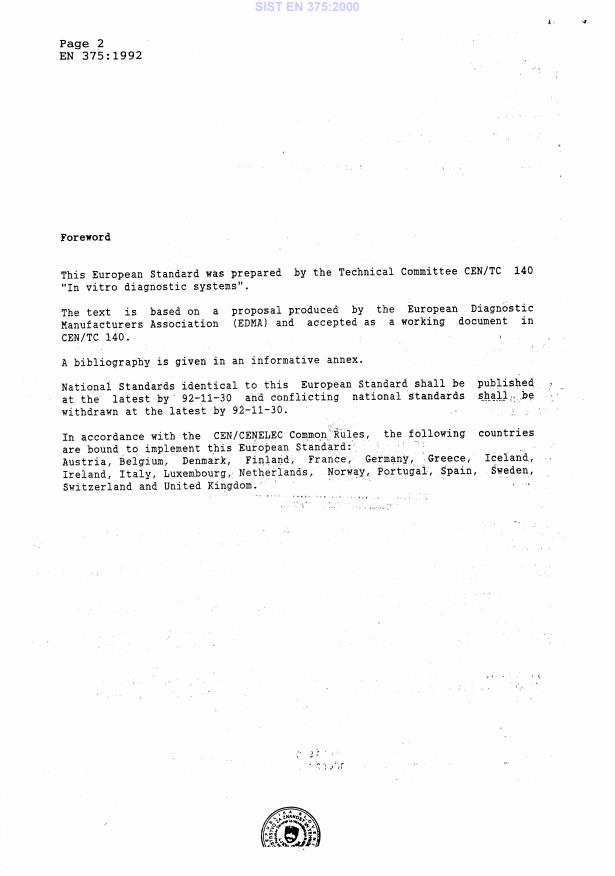 EN 375:1992 EN 375:2000 - Page 4 preview