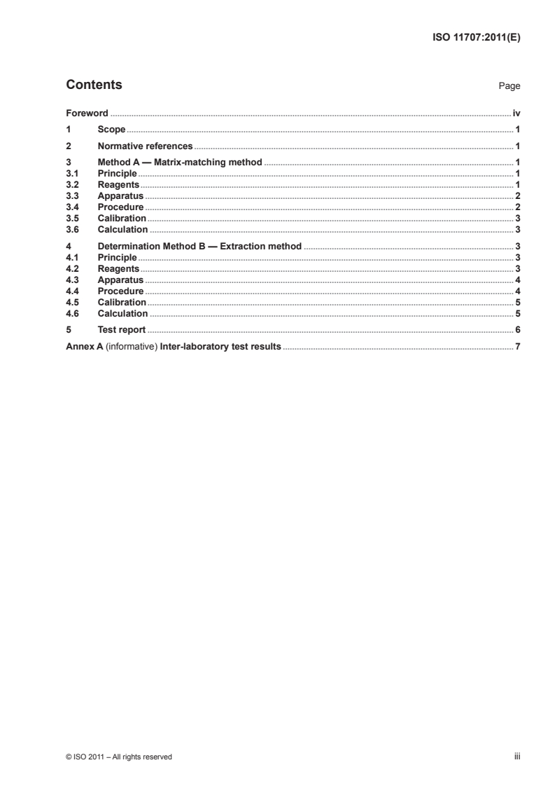 ISO 11707:2011 ISO 11707:2011 - Magnesium and its alloys — Determination of lead and cadmium
Released:8/2/2011